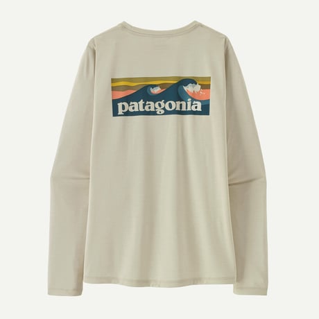 ウィメンズ・ロングスリーブ・キャプリーン・クール・デイリー・シャツ（ボードショーツ・ロゴ） / patagonia パタゴニア