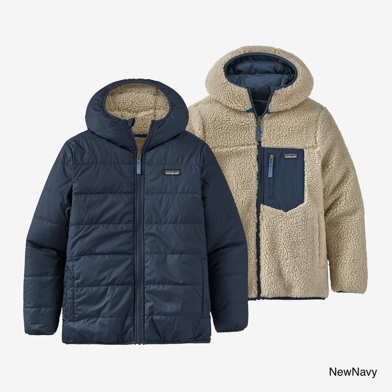 patagonia / キッズ リバーシブルレディフレディフーディ