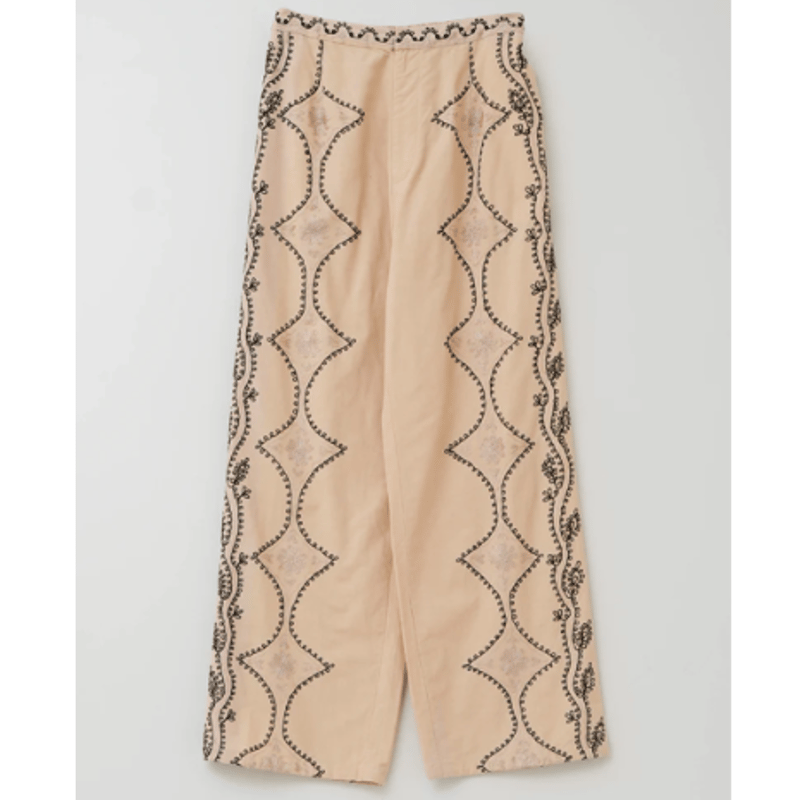 サラマリカ　Cotton Linen Aari Embroidery Pants Cotton Linen Aari Embroidery Pants（ウィメンズ）/ Sara