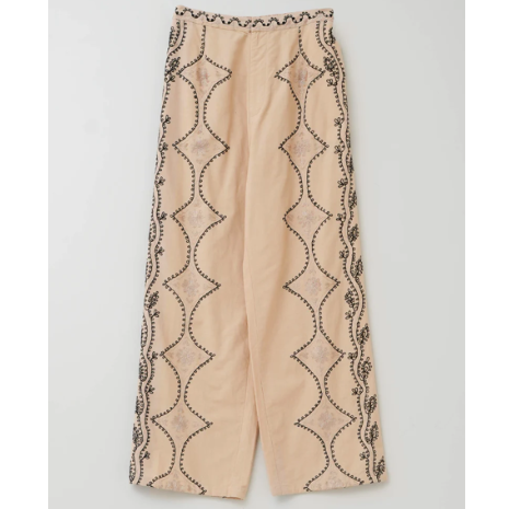 サラマリカ　Cotton Linen Aari Embroidery Pants Cotton Linen Aari Embroidery Pants（ウィメンズ）/ Sara