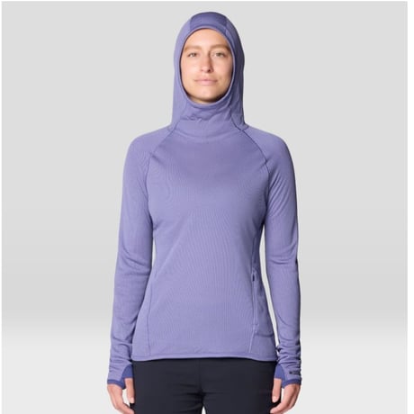 Womens AirMesh™ Long Sleeve Hoody (ウィメンズ エアメッシュフーディ)  / Mountain Hardwear マウンテンハードウェア