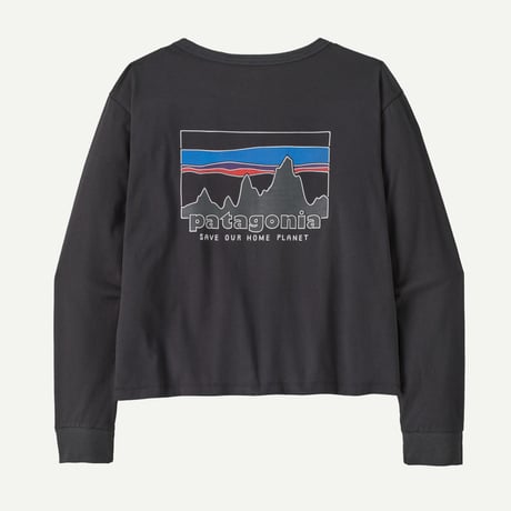 ウィメンズ・ロングスリーブ・'73 スカイライン・イージーカット・オーガニック・Tシャツ / Patagonia パタゴニア