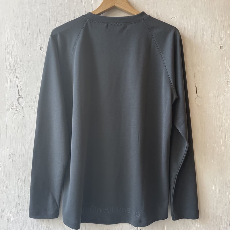 キュプラ混のロングスリーブ T シャツ / AXESQUIN ELEMENTS