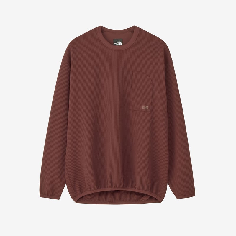 エンライドワッフルクルー（ユニセックス）　バーガンディ エンライドワッフルクルー（ユニセックス） / THE NORTH FACE ノース