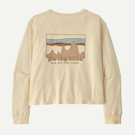 ウィメンズ・ロングスリーブ・'73 スカイライン・イージーカット・オーガニック・Tシャツ / Patagonia パタゴニア