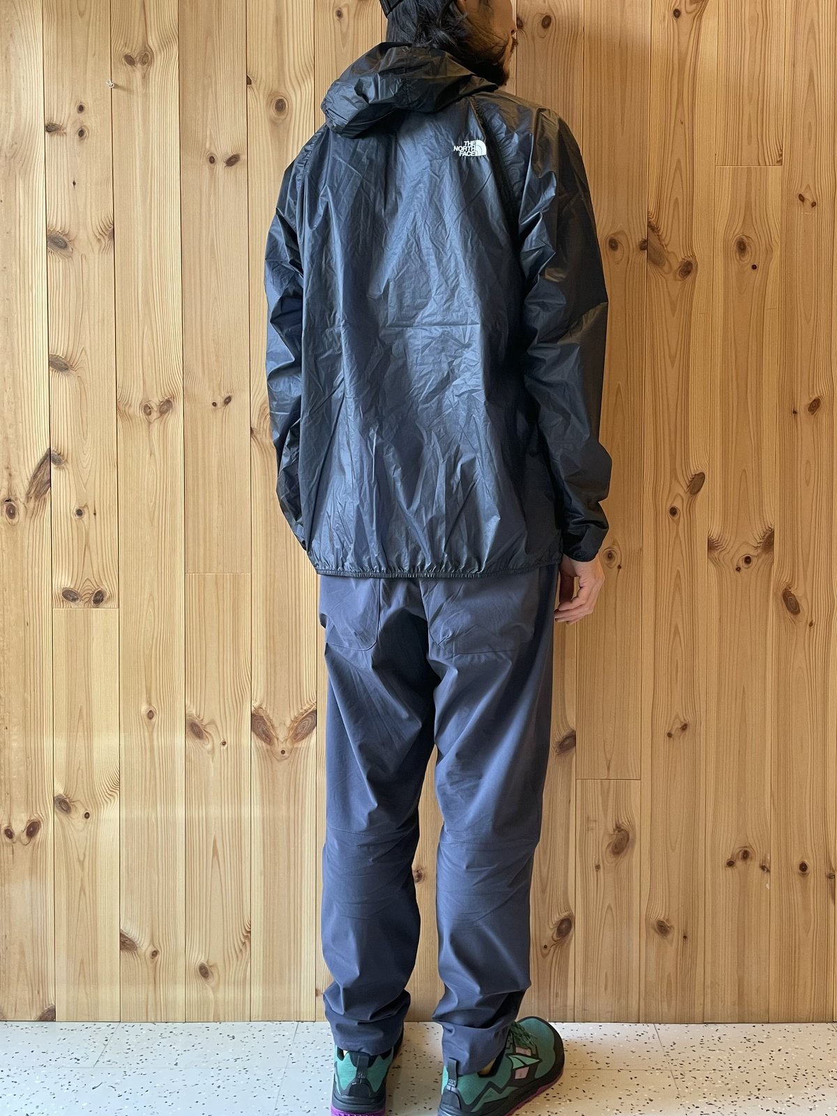 ノースフェイス　フリーランアノラック　ナイロンジャケット　Mサイズ ブラック ザ ノース フェイス THE NORTH FACE Free Run Anorak(フリーラン