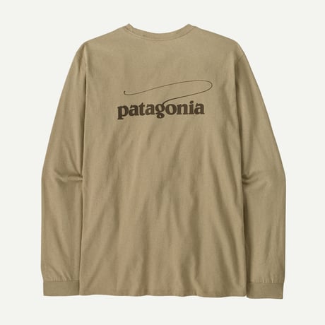 メンズ・ロングスリーブ・キャスティング・ロゴ・レスポンシビリティー / Patagonia パタゴニア