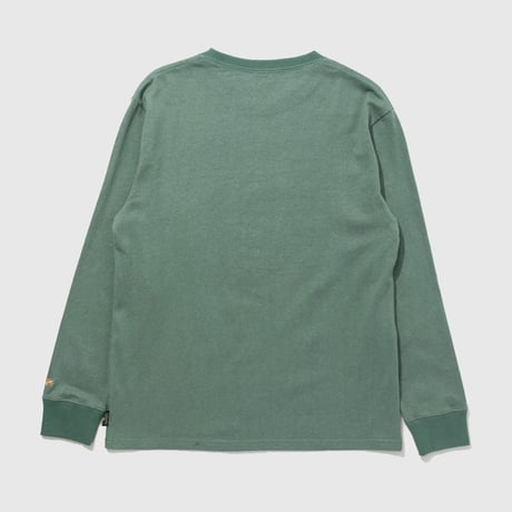 GREEN VIBES ONLY LONG SLEEVE TEE / GO HEMP