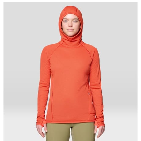 Womens AirMesh™ Long Sleeve Hoody (ウィメンズ エアメッシュフーディ)  / Mountain Hardwear マウンテンハードウェア