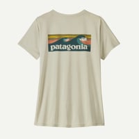 ウィメンズ・キャプリーン・クール・デイリー・シャツ（ボードショーツ・ロゴ）/ patgonia パタゴニア