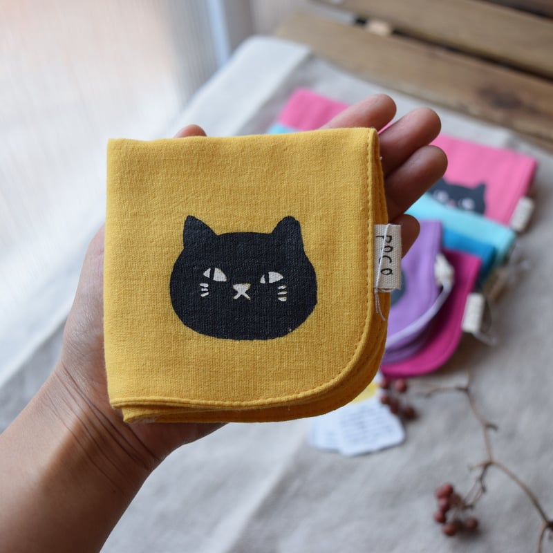 にゃんこハンカチ 小学生用 | comachiplus