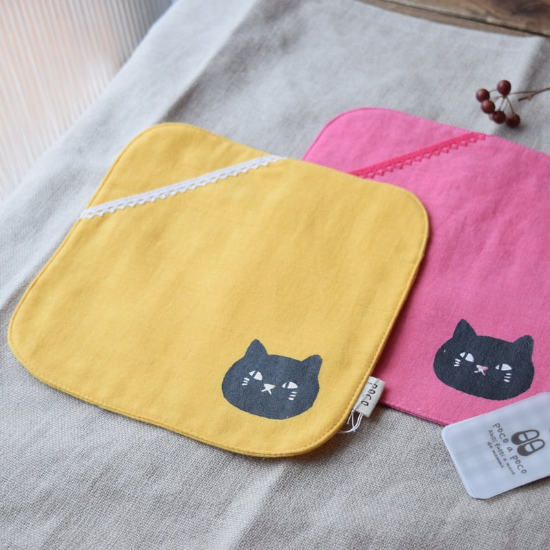 にゃんこハンカチ 小学生用 | comachiplus