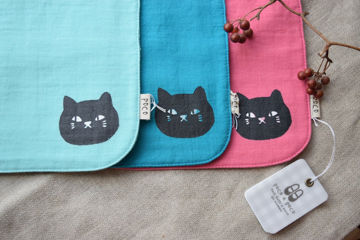 にゃんこハンカチ 小学生用 | comachiplus