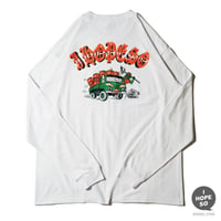 Original L/S Tee Shirt design by SITE( Ghetto Hollywood ) - White