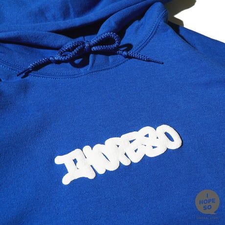 Foaming Tagging Logo Pull Over Sweat - Royal Blue