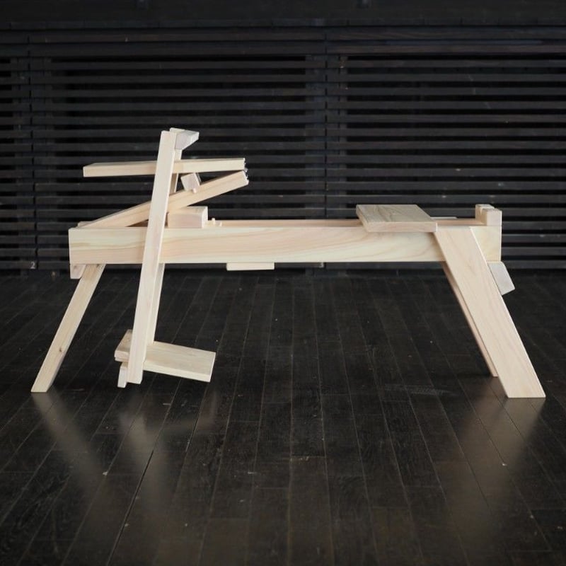 折りたたみ削り馬 完成品 | グリーンウッドワーク・ラボ オンライン