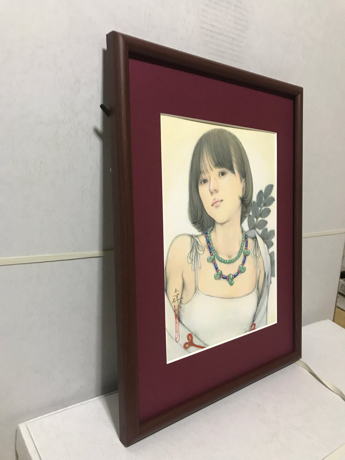 松平一民 「祓戸 瀬織津比売」 27.3×20.5cm Matsudaira K