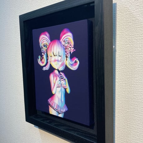 ONOTAKU「こっち見たこっち見たこっち見た！」 F3号  　「Looked this way, this way, this way!」 (27.3×22.0cm)