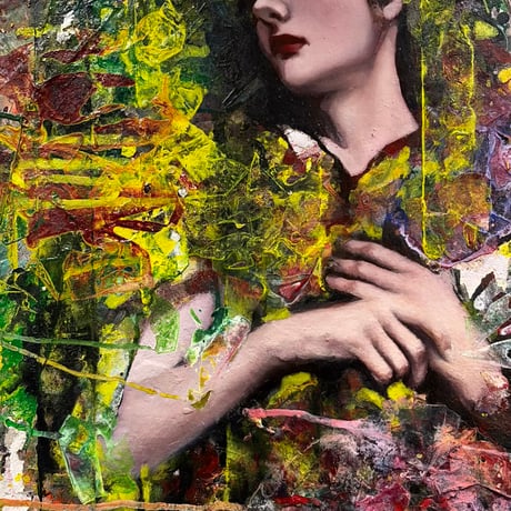 松原修平　「幻 世」  64.5×39.0cm　MATSUBARA  SHUHEI
