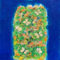 すずきゆきお「春の譜」 F0号　Suzuki Yukio  「Spring sheets」 (18.0×14.0cm)