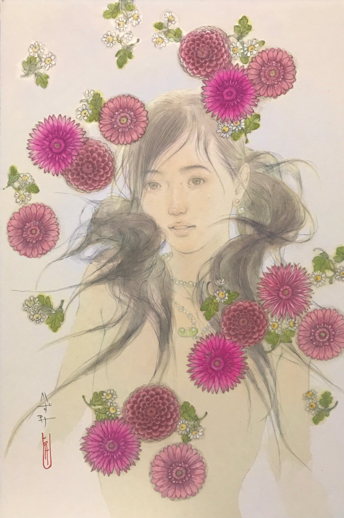 松平一民 「罔象女」(ミズハノメ ) P6号 Matsudaira Kazut