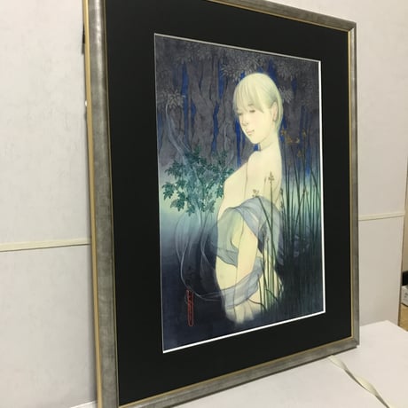 松平一民   「水 沼」  F4号    Matsudaira Kazutami    33.3×24.2cm