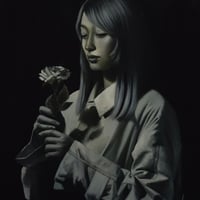 尾崎里樺 「Forever」  F10号　　Ozaki  Satoka   (53.0×45.5cm)