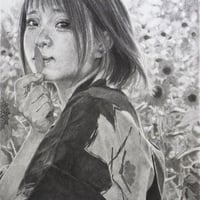 伊藤尚尋「花びら」 F4号　Ito Naohiro  「petal」 ( 33.3×24.2cm)