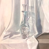 松崎夏実   「alone I」 F6号     Matszaki  Natsumi    (41.0×31.8cm)