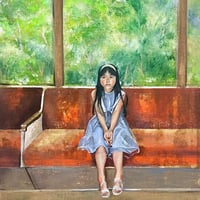 長内絵海「夢うつつ」 P6号　　Osanai Emi  「dream and reality」 (41.0×27.3cm)