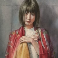松林 淳  「境 界」  F6号　Matsubayashi  Atsushi    (41.0×31.8cm)