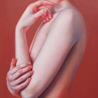 山本真矢  36.7 「red」  30.0×19.5cm   　Yamamoto Maya