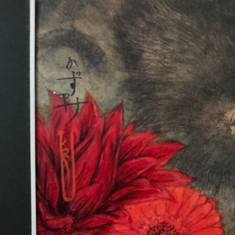 松平一民   「熊襲誅伐」(クマソチュウバツ )  P6号      Matsudaira Kazutami   「 Kumaso Diminution」　41.0×27.3cm