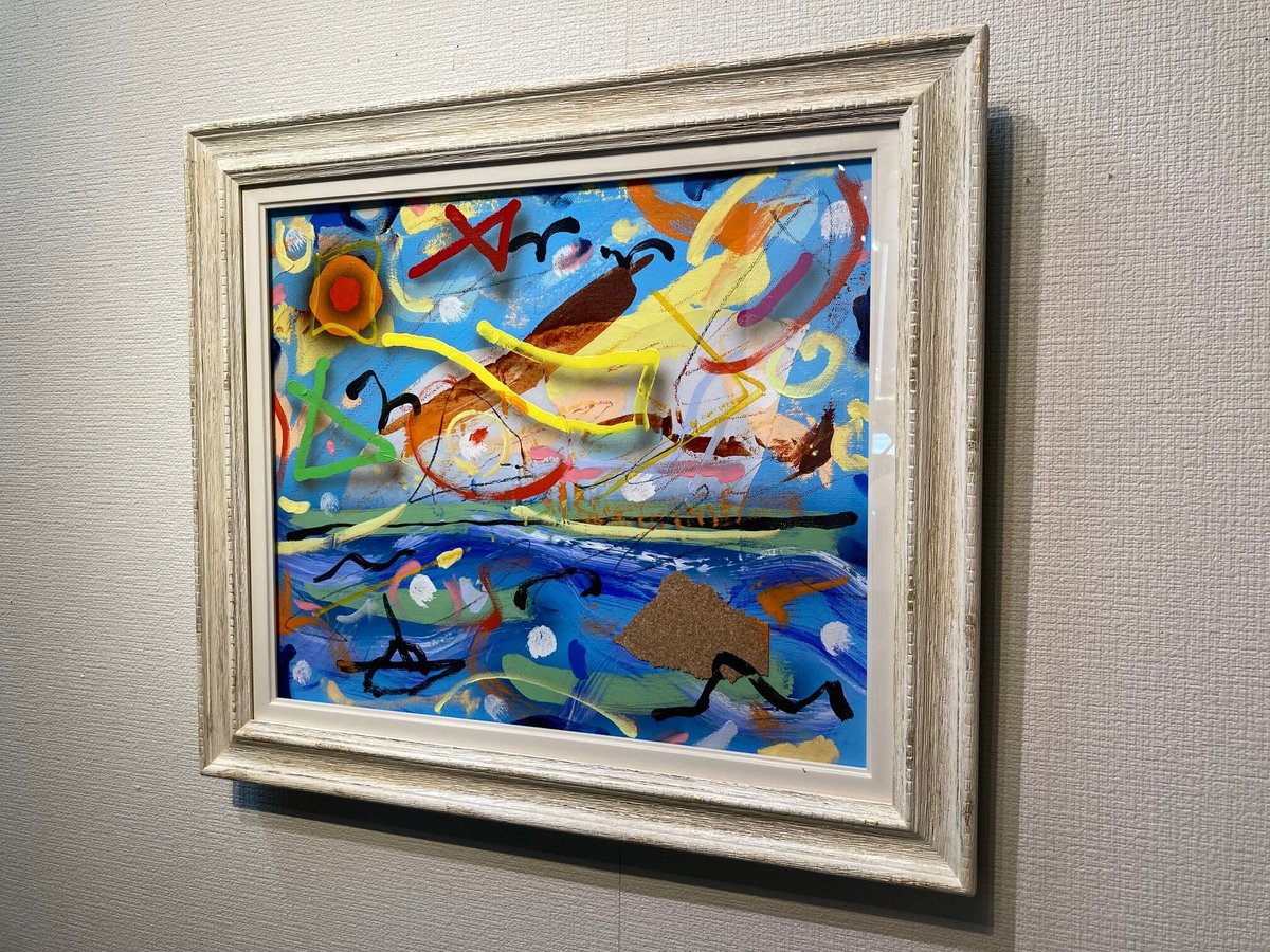 水彩画　印象　No.7 F8号 水彩画 印象 No.7 F8号
