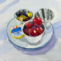 宮田みな美　「卓 上」 F3号　Miyata  Minami  「Tabletop」 (22.0×27.3cm)