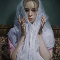 松林 淳  「サイレンス」  P8号　Matsubayashi  Atsushi   「silence」  (45.5×33.3cm)