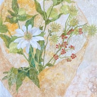 石倉文　「穏」  F4号      Ishikura Aya   「Calm」  (33.3×24.2cm)