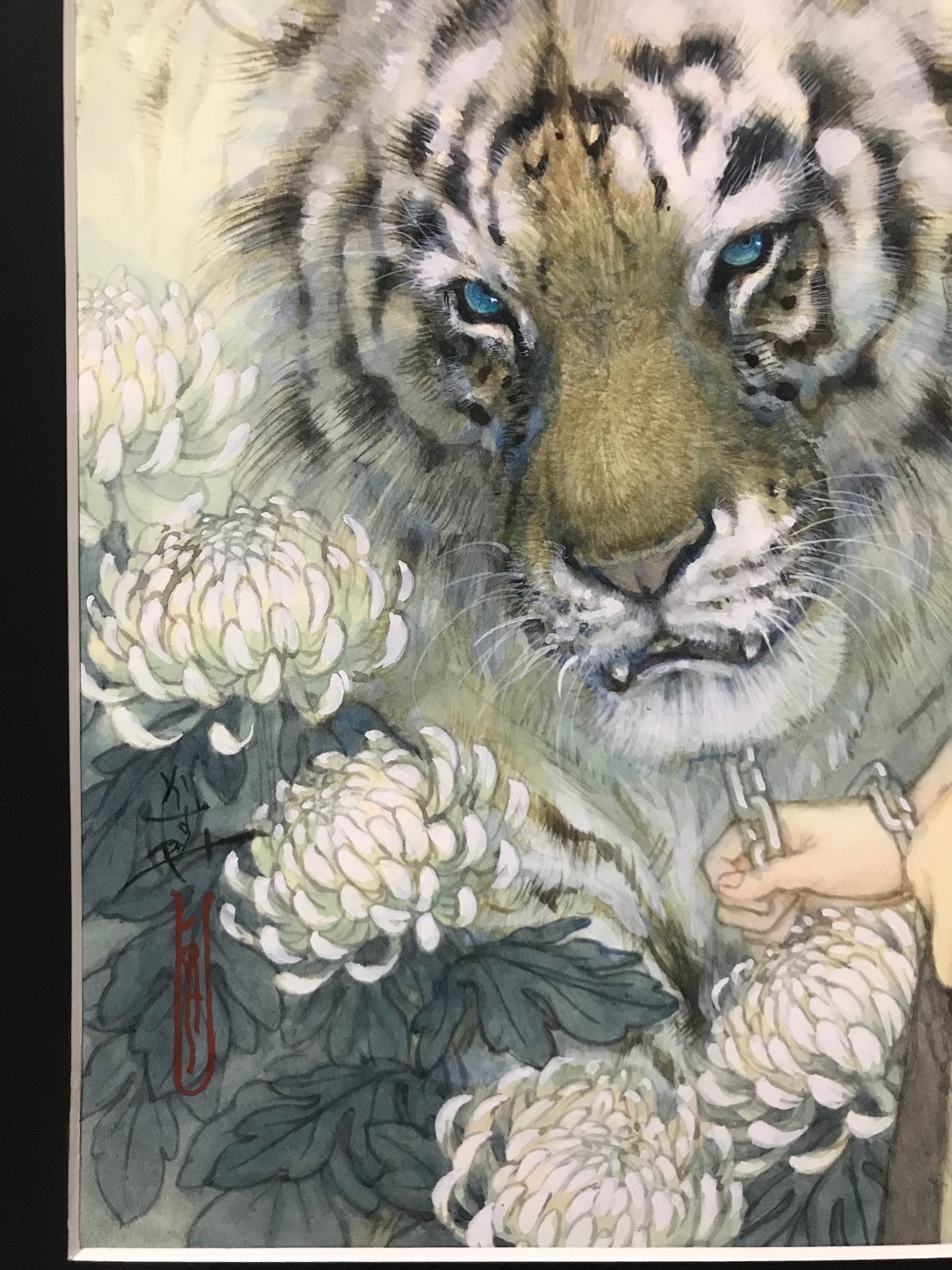 松平一民 「白山の虎」 F8号 Matsudaira Kazutami 45