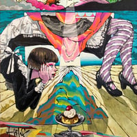 荒木名月 「空白に見入る」  F10号　Araki  Natsuki　(53.0×45.5cm)