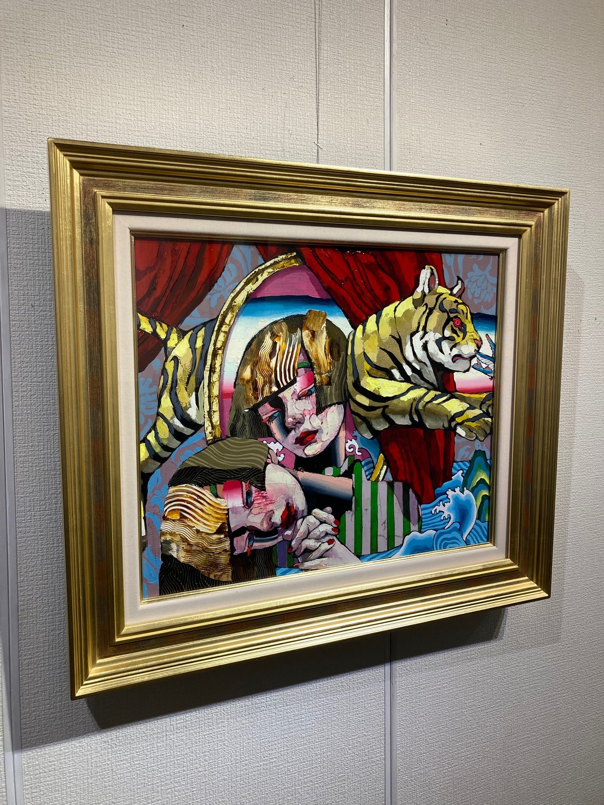 荒木名月「ドッペルゲンガーの作法」 F8号 Araki Natsuki 「The mann