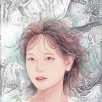 篠崎遥香 「AIR-機運-」  F3号    Shinozaki Haruka  (27.3×22.0cm)