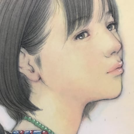 松平一民   「祓戸  気吹戸主」 27.3×20.5cm     Matsudaira Kazutami