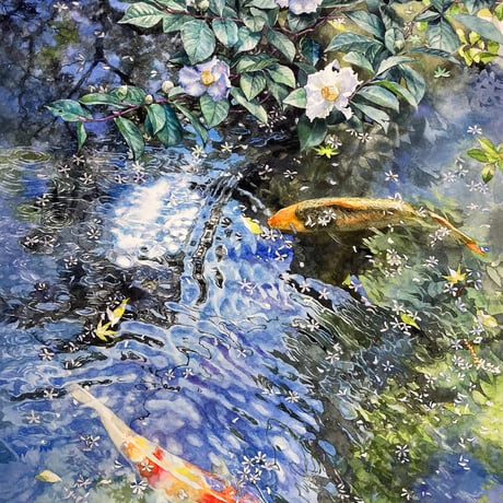 松江利恵  「時 鏡」   21×30cm       Matsue Rie