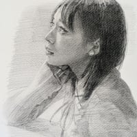 小野月世  「思いを馳せて」 4号　(33×24cm)　Ono  Tsukiyo
