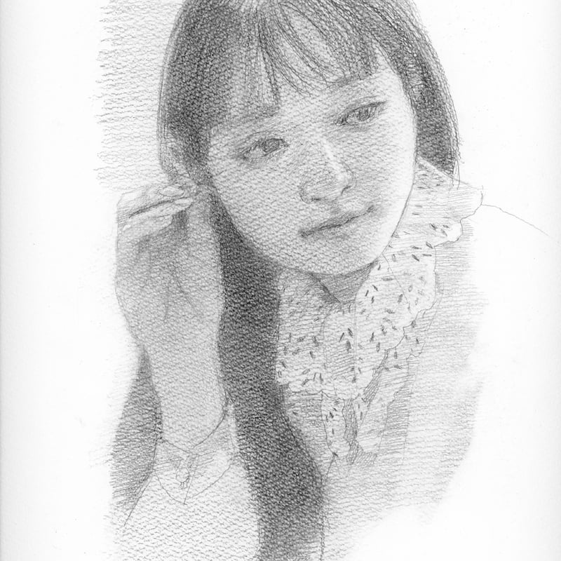 小野月世「はにかむ」 4号 Ono Tsukiyo 「be bashful」 (33×2