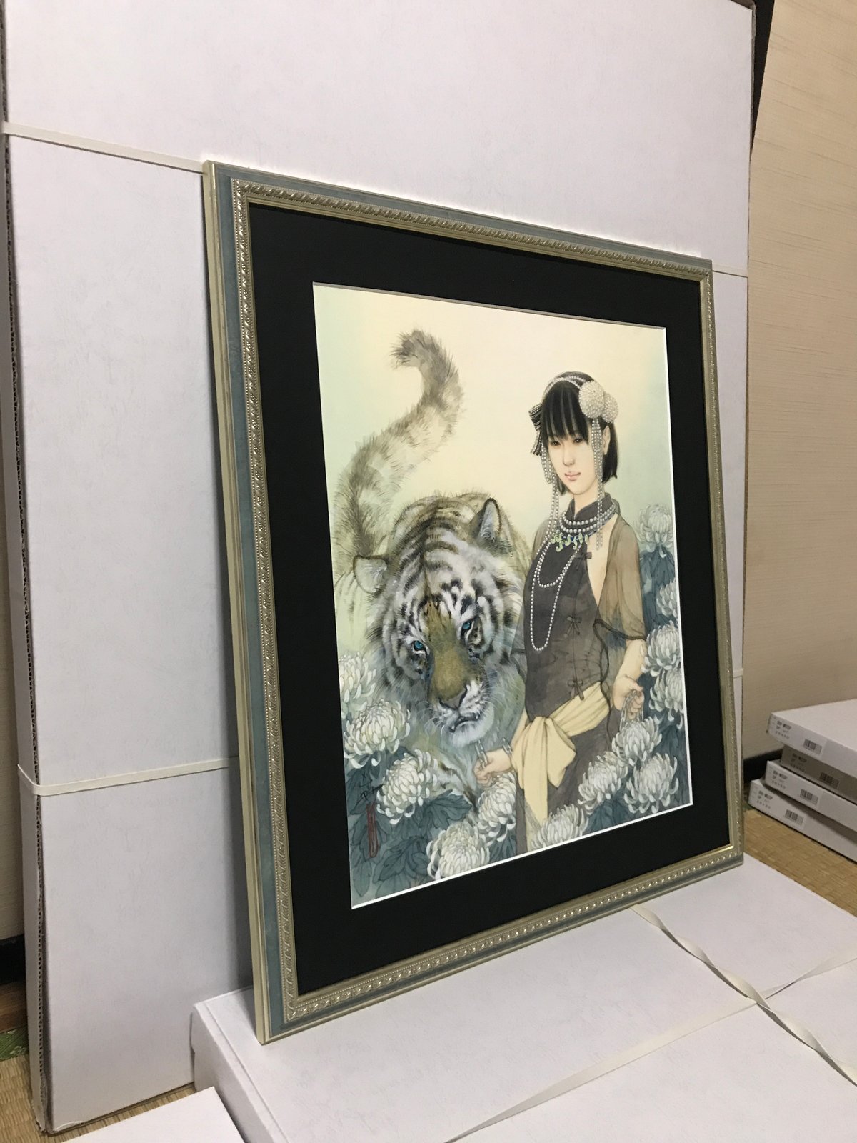 松平一民 「白山の虎」 F8号 Matsudaira Kazutami 45