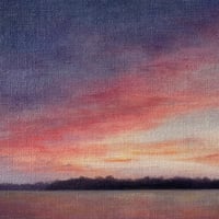 Kazari「茜 空」F0号　 「madder sky」　(14.0×18.0cm)