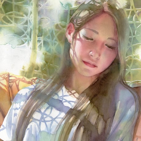 松林 淳  「忘却の彼方から…」  F6号　Matsubayashi  Atsushi     (41.0×31.8cm)