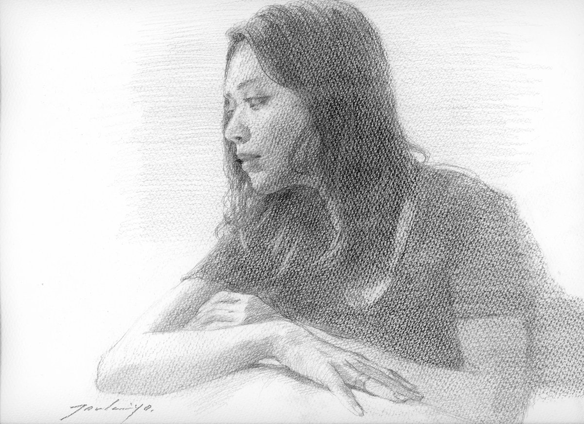 水彩画想い出はモノクローム