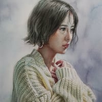 松林 淳  「証 し」  F4号　Matsubayashi  Atsushi    (33.3×24.2cm)